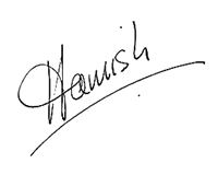 Hamish signature